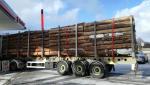 Semitrailer til tømmer - Transport og lasting / lossing