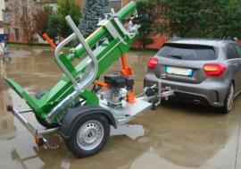 Kubbeoppsplittingsmaskin Štípačka řady Derky |  Bearbeiding av treavfall | Trebearbeidingsmaskiner | Drekos Made s.r.o